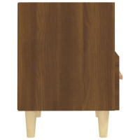 Produktbild för Sängbord brun ek 40x35x47 cm