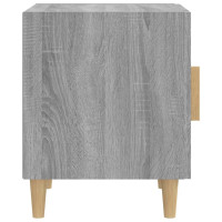 Miniatyr av produktbild för Sängbord grå sonoma konstruerat trä
