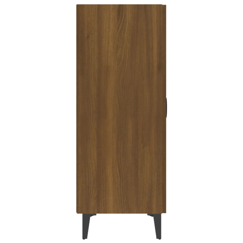 Produktbild för Skänk brun ek 70x34x90 cm konstruerat trä