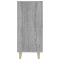 Miniatyr av produktbild för Skänk grå sonoma 90x34x80 cm konstruerat trä