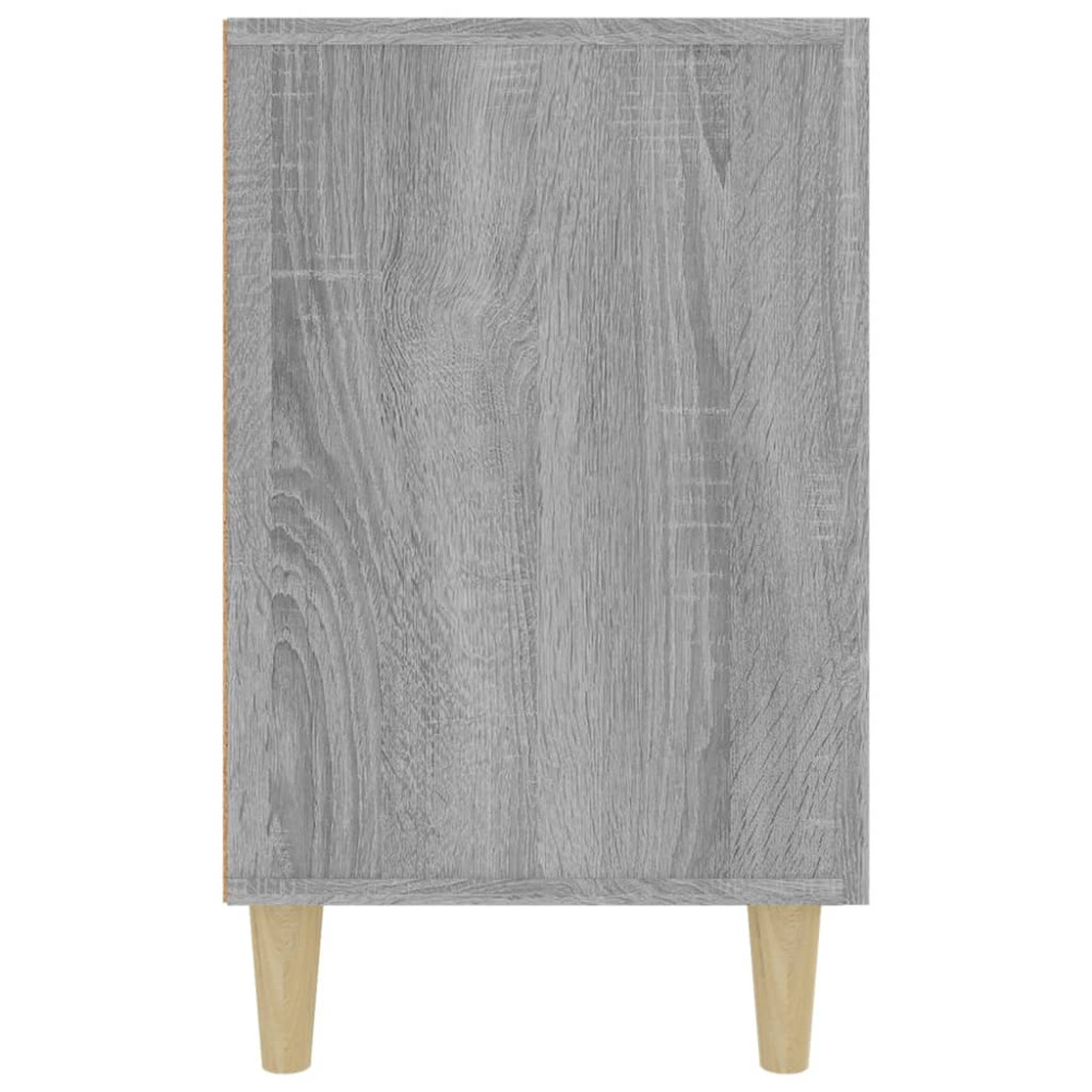 Produktbild för Skänk grå sonoma 100x36x60 cm konstruerat trä