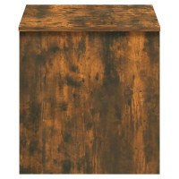 Produktbild för Soffbord rökfärgad ek 102x50,5x52,5 cm konstruerat trä