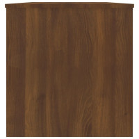 Miniatyr av produktbild för Soffbord brun ek 102x50x52,5 cm konstruerat trä