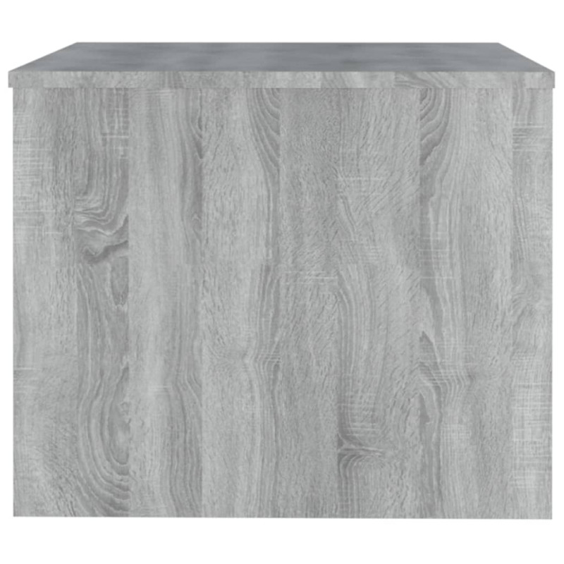 Produktbild för Soffbord grå sonoma 80x50x40 cm konstruerat trä