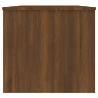Miniatyr av produktbild för Soffbord brun ek 102x50,5x46,5 cm konstruerat trä