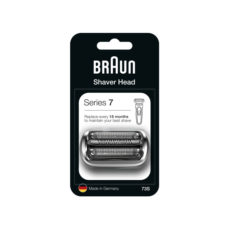 Produktbild för Braun Series 7 81697103, Rakhuvud, 1 huvuden, Silver, 18 mån (Skadad förpackning)