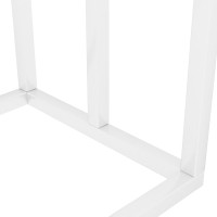 Produktbild för Fristående handdukshängare vit 48x24x79 cm järn