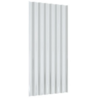 Produktbild för Takplåt 36 st galvaniserat stål brun 80x36 cm