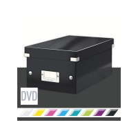 Produktbild för Förvaringslåda DVD ClicknStore svart