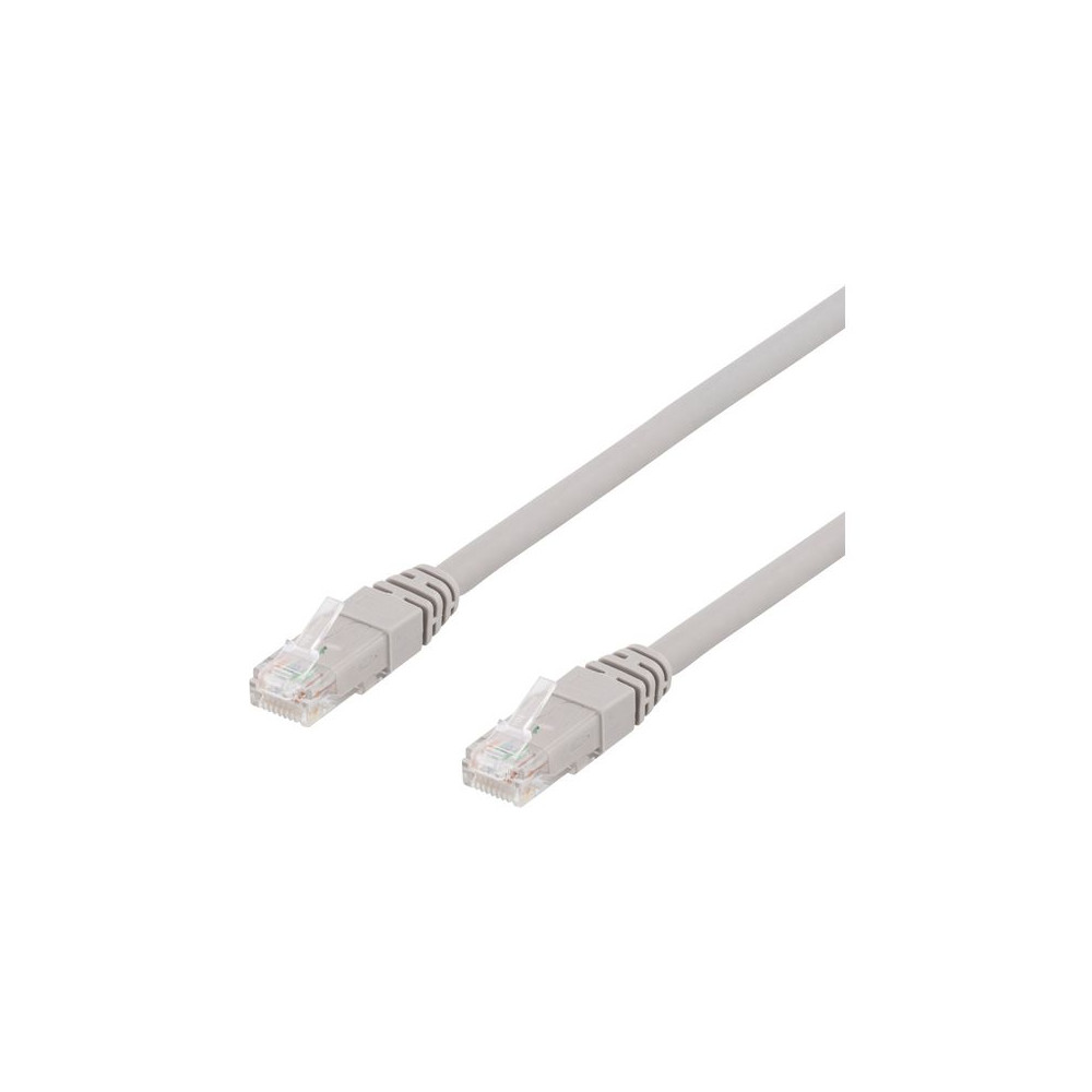Produktbild för Kabel DELTACO Nätverk UTP Cat6a 5m grå