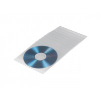 Produktbild för CD/DVD-Fodral HAMA 100/fp transparent