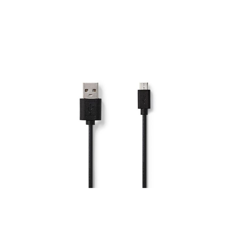 Produktbild för Kabel NEDIS USB-A ha - USB Micro B 2m sv