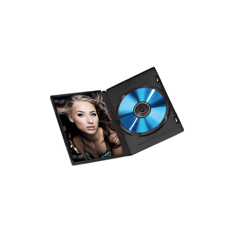 Produktbild för CD/DVD-Fodral HAMA 5/fp svart