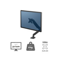 Produktbild för Monitorarm FELLOWES Platinum gas singel