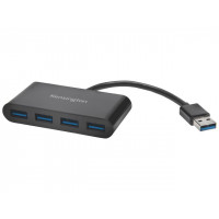 Produktbild för Hub KENSINGTON USB 3.0 4-Port svart