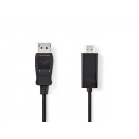 Miniatyr av produktbild för Kabel NEDIS DP ha - HDMI ha 1m svart