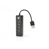 NEDIS Hub NEDIS USB 4-port svart