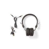 Produktbild för Headset NEDIS Trådlösa On-Ear BT