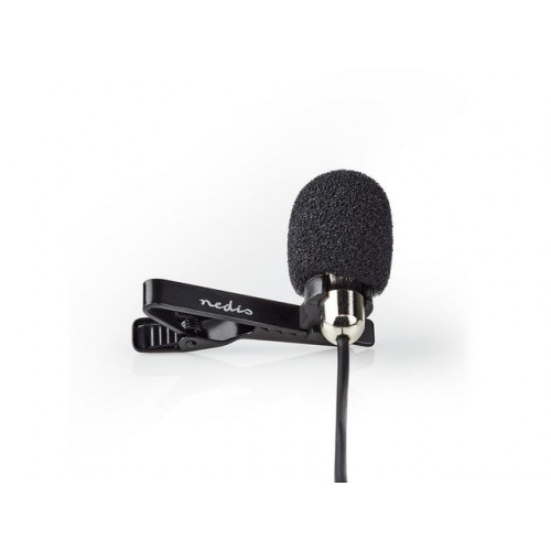 NEDIS Mikrofon NEDIS Klämma/Mygga 3,5 mm svart