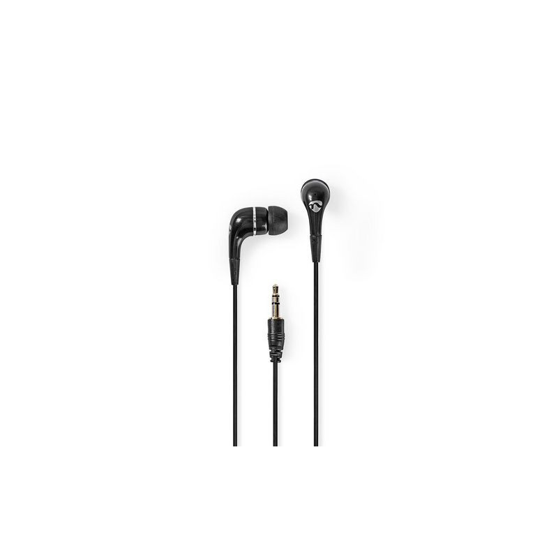 Produktbild för Hörlur NEDIS HPWD1001BK In-Ear S svart
