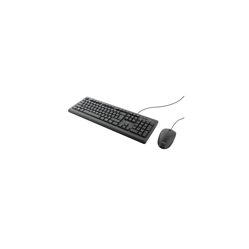 Produktbild för Tangentbord+Mus TRUST TKM-250 Kabel