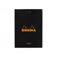 Miniatyr av produktbild för Anteckningsbok RHODIA A7 80b linj svart