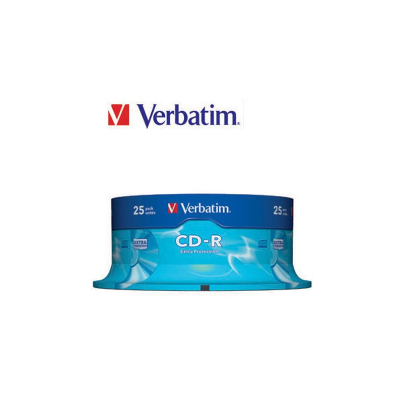 Produktbild för CD-R VERBATIM 700MB 25/fp