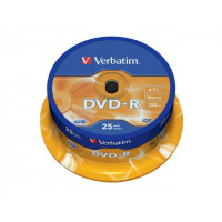 Produktbild för DVD-R VERBATIM 4,7GB 25/fp