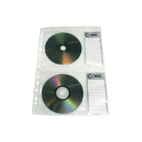 [NORDIC Brands] CD-Ficka A4 för 4st skivor 5/fp