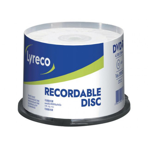 Lyreco DVD-R LYRECO 4,7GB 50/fp
