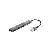 Produktbild för Hub TRUST Halyx USB 2.0 4-Port Travel