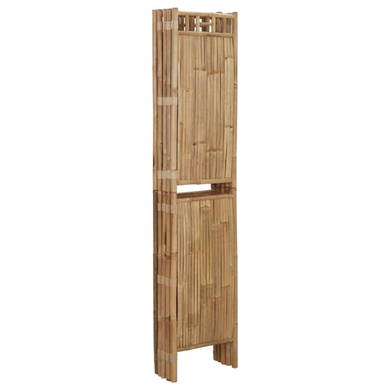 Produktbild för Rumsavdelare 5 paneler bambu 200x180 cm