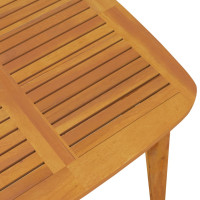 Produktbild för Trädgårdsbord 85x85x75 cm massivt akaciaträ