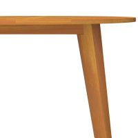 Produktbild för Trädgårdsbord Ø110x75 cm massivt akaciaträ