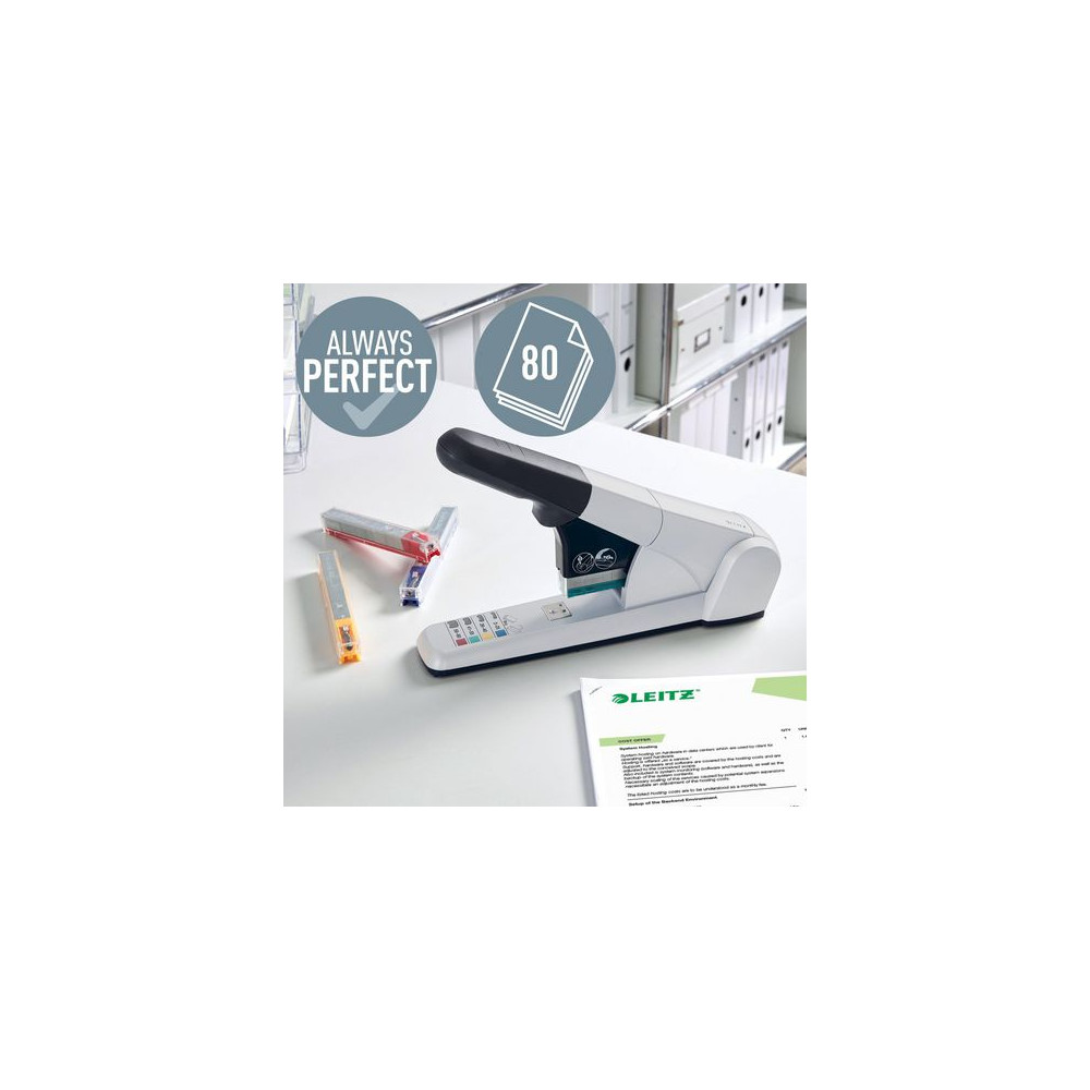 Produktbild för Blockhäftare LEITZ 80 ark silver