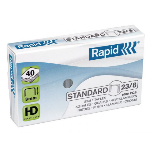 RAPID Häftklammer RAPID Standard 23/8 1000/fp