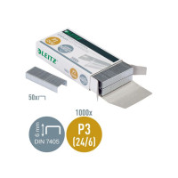 Produktbild för Häftklammer LEITZ P3 24/6, 1000/fp