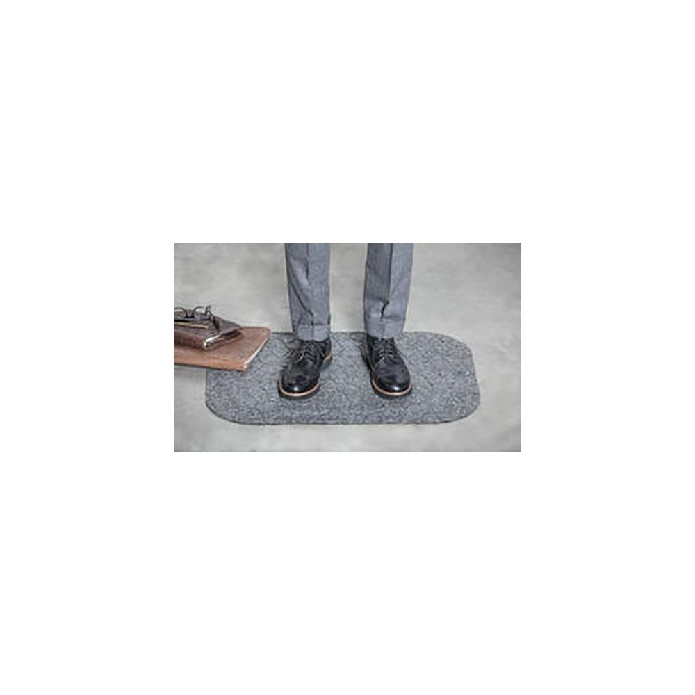 Produktbild för Arbetsplatsmatta STANDUP 53x77cm grå