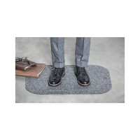 Produktbild för Arbetsplatsmatta STANDUP 53x77cm grå