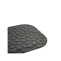 Produktbild för Arbetsplatsmatta STANDUP 53x77cm svart