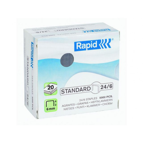 RAPID Häftklammer RAPID 24/6 galv 5000/fp