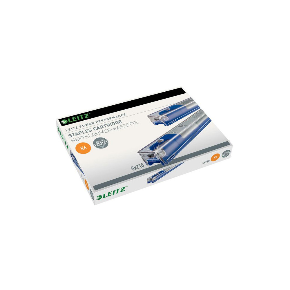 Produktbild för Häftklammerkassett LEITZ K6 26/6 5/fp