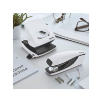 Produktbild för Häftapparat LEITZ WOW 5502 30ark pärlvit