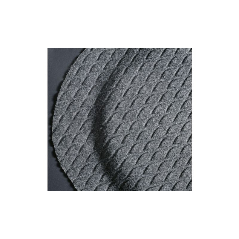 Produktbild för Arbetsplatsmatta Yoga Fash. 58x83cm grå