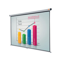 Produktbild för Projektionsduk NOBO vägg 195x146cm