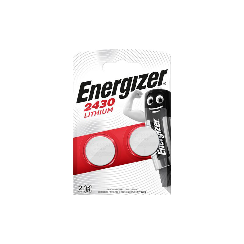 Produktbild för Batteri ENERGIZER Lithium CR2430 2/fp