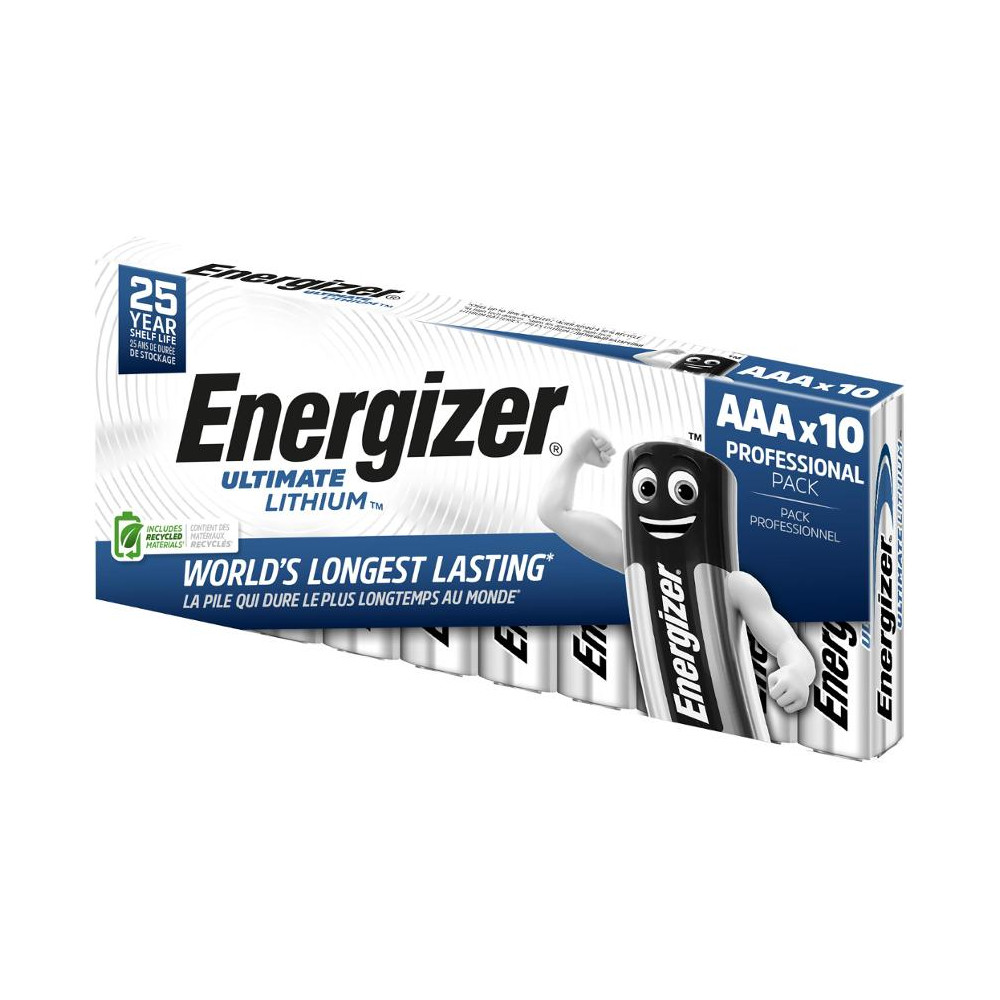 Produktbild för Batteri ENERGIZER Ultimate AAA 10/fp