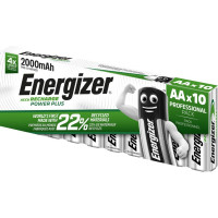 Produktbild för Batteri Laddbar ENERGIZER P-P AA 10/fp