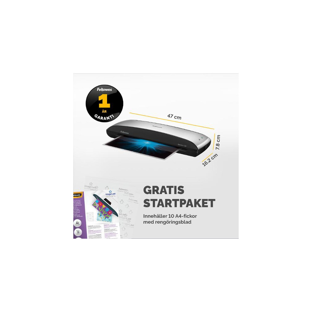 Produktbild för Lamineringsmaskin FELLOWES Spectra A3