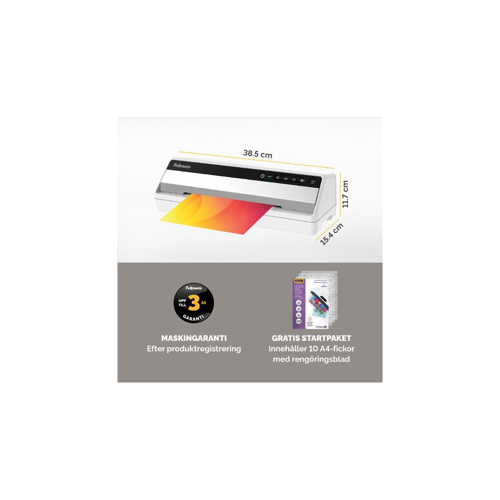 Produktbild för Lamineringsmaskin FELLOWES Saturn LX A4